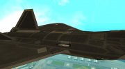 F-22 Raptor Flash для GTA San Andreas миниатюра 3