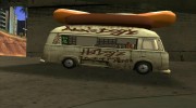 HOt DoG van(enterable) para GTA San Andreas miniatura 1