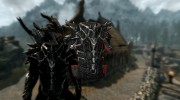 Dark Dragonscale Armor with shield для TES V: Skyrim миниатюра 3