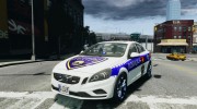 Volvo S60 Macedonian Police для GTA 4 миниатюра 1