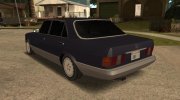 1990 Mercedes-Benz S Class (Low Poly) for GTA San Andreas miniature 5