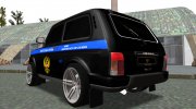 Lada 4x4 Отдел по борьбе с понтами for GTA San Andreas miniature 6