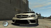 Mercedes-Benz C63 AMG для GTA 4 миниатюра 6