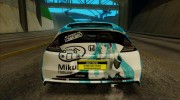 Honda CRZ Mugen - Miku Hatune Itasha для GTA San Andreas миниатюра 7