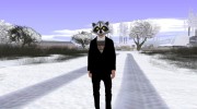 Skin GTA online в маске енота v3 для GTA San Andreas миниатюра 2