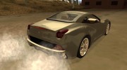 Ferrari California para GTA San Andreas miniatura 3