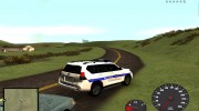 Toyota Land Cruiser Coatian police для GTA San Andreas миниатюра 5