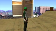 Кепка newyorkyankiys зелёная for GTA San Andreas miniature 2