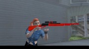 Rifle black and red для GTA San Andreas миниатюра 1