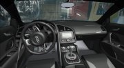 Audi R8 Coupe 4.2 FSI quattro EU-Spec 2008 для GTA San Andreas миниатюра 7