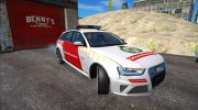 Audi RS4 Avant (B8) Hungarian Fire Dept for GTA San Andreas miniature 2