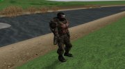 Командир группировки Тёмные сталкеры с уникальной внешностью из S.T.A.L.K.E.R para GTA San Andreas miniatura 2