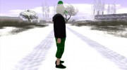 Skin GTA V Online Снеговик para GTA San Andreas miniatura 3