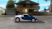 Bugatti Veyron 16.4 EB 2006 para GTA San Andreas miniatura 5