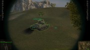 Снайперский прицел Бирюза v.2 для World Of Tanks миниатюра 3