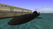 Akula-Class Submarine для GTA San Andreas миниатюра 1