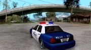 Ford Crown Victoria Belling State Washington police patrol для GTA San Andreas миниатюра 3