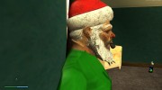 Маска Бухого Деда Мороза v3 (Christmas 2016) para GTA San Andreas miniatura 3