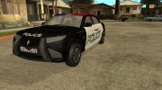 Carbon Motors E7 Police Car Concept 2007 для GTA San Andreas миниатюра 1