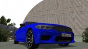 BMW M5 F90 2019 Competition для GTA San Andreas миниатюра 4