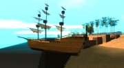 Пиратский корабль для GTA San Andreas миниатюра 1