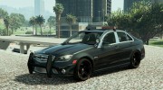 Mercedes-Benz C63 AMG Police for GTA 5 miniature 2