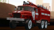 Урал 375 Пожарный для GTA San Andreas миниатюра 7