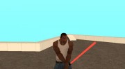 Красный световой меч для GTA San Andreas миниатюра 2