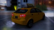 Chevrolet Lacetti Cab для GTA San Andreas миниатюра 5