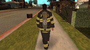 Пожарник из GTA 4 для GTA San Andreas миниатюра 2