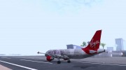 Airbus A320-211 Virgin Atlantic para GTA San Andreas miniatura 2