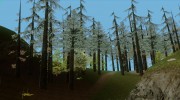 Густой лес v2 для GTA San Andreas миниатюра 1