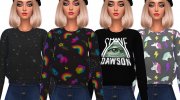 Super Kawaii Sweaters - Mesh Needed para Sims 4 miniatura 4
