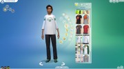 Футболки от younzoey para Sims 4 miniatura 9