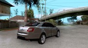 Ford Taurus 2010 для GTA San Andreas миниатюра 4