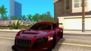 Audi R8 LMS для GTA San Andreas миниатюра 1