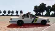 Ford Crown Victoria New Jersey State Police для GTA 4 миниатюра 5