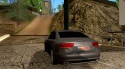 2012 Audi S8 [ImVehFt] v1.1 para GTA San Andreas miniatura 3