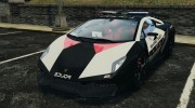 Lamborghini Sesto Elemento 2011 Police v1.0 [ELS] for GTA 4 miniature 1