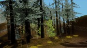 Густой лес v2 для GTA San Andreas миниатюра 2