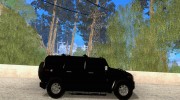 AMG H2 HUMMER SUV FBI para GTA San Andreas miniatura 5