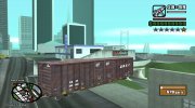 Red BNSF Boxcar для GTA San Andreas миниатюра 4