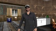 Skin HD GTA V Online в кепке LS для GTA San Andreas миниатюра 3