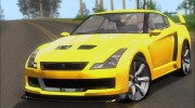 GTA V Elegy RH8 Twin-Turbo (IVF) для GTA San Andreas миниатюра 2