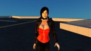 Ada Wong Sexy Jacket Corset для GTA San Andreas миниатюра 8