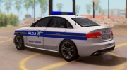 Audi S4 - Croatian Police Car для GTA San Andreas миниатюра 4