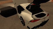 2019 Toyota GR Supra (A90) Low Poly para GTA San Andreas miniatura 6