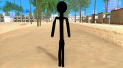 Человек палочка para GTA San Andreas miniatura 3