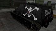 Темная шкурка Hummel для World Of Tanks миниатюра 3