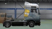Скин Simpsons для MAN TGX for Euro Truck Simulator 2 miniature 4
